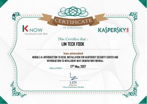 Kaspersky KESB Attendance - Fook