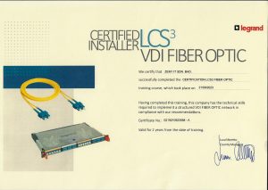 LEGRAND LCS FIBER OPCTIC CERT - ZENY